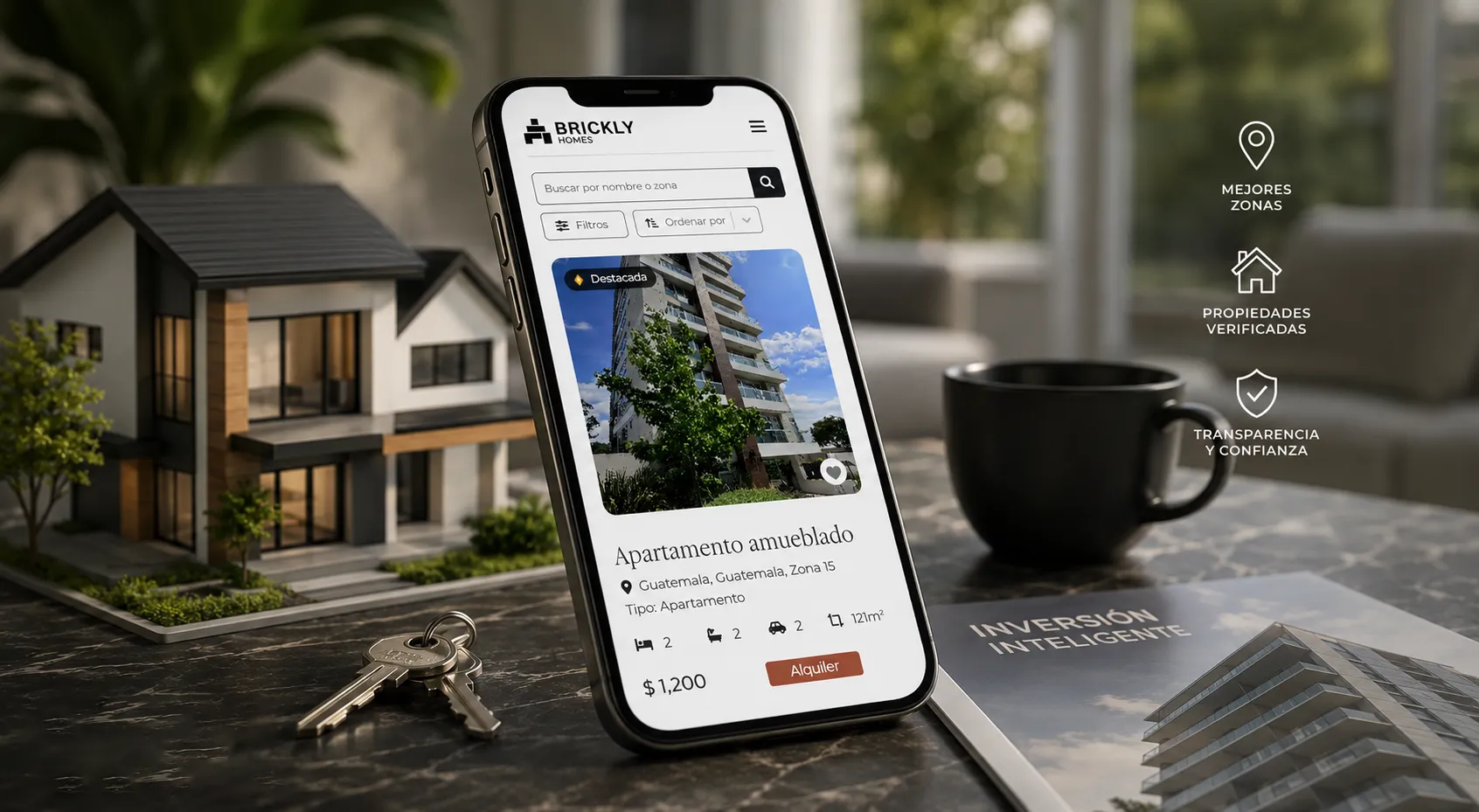 Brickly Homes, el marketplace inmobiliario destacado en Guatemala